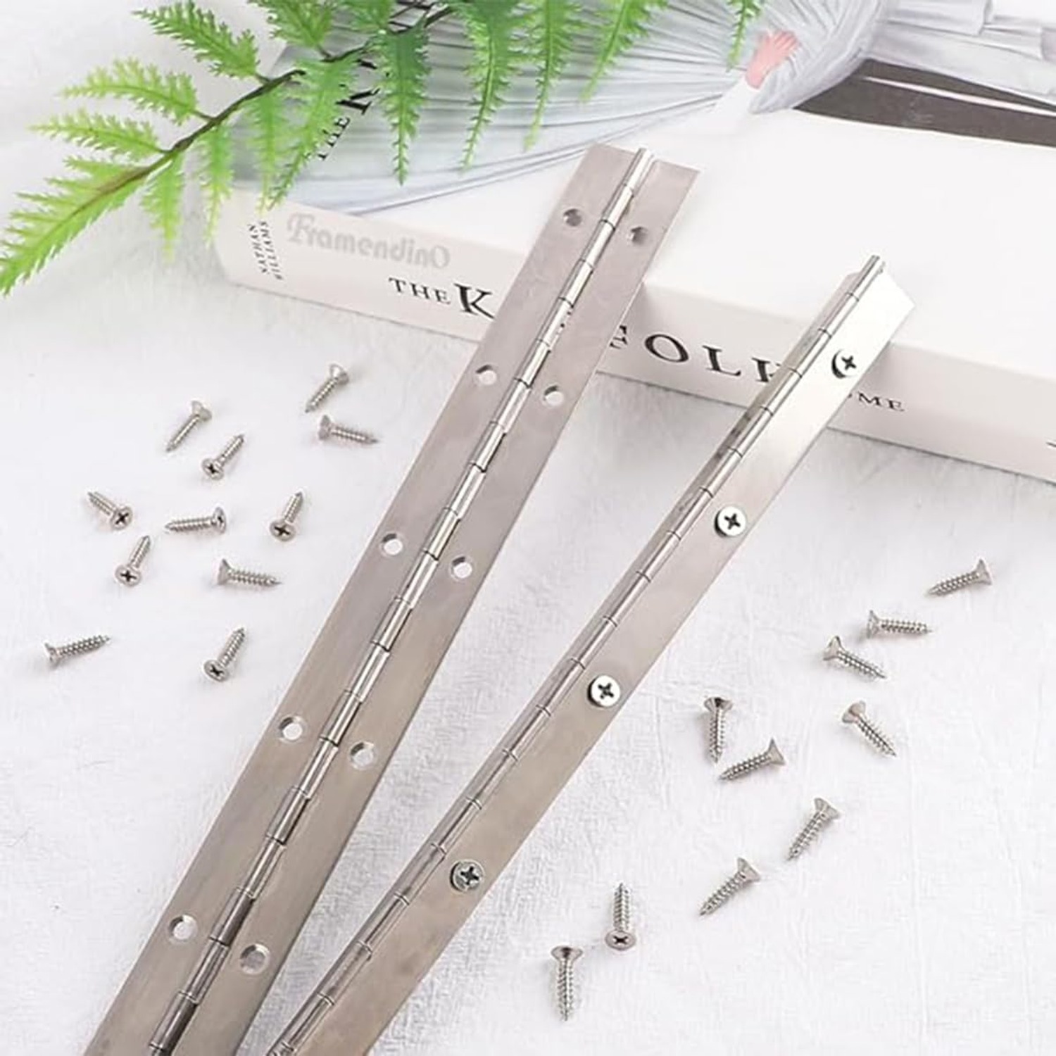 DCSMYX Stainless Steel Piano Hinges, 2 Pack: image 2