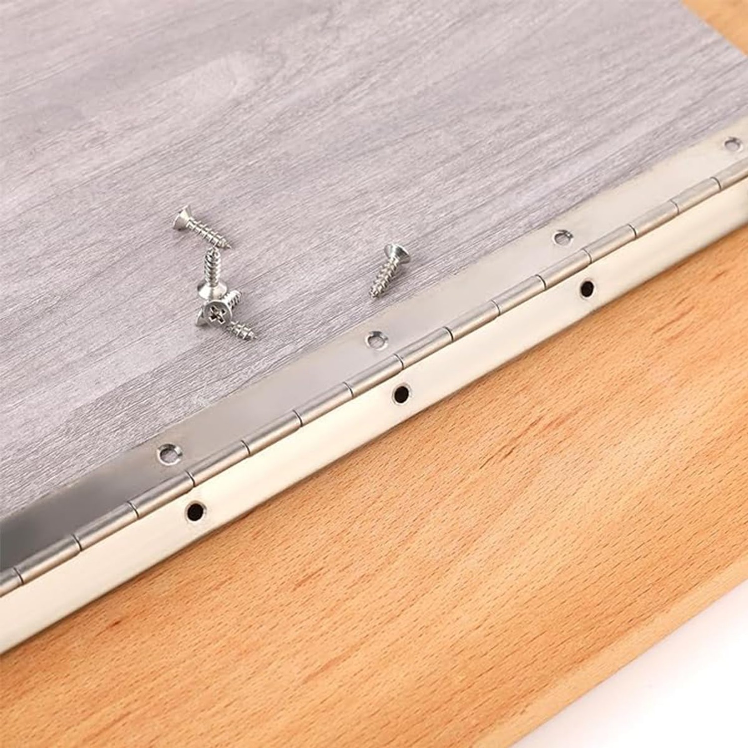 DCSMYX Stainless Steel Piano Hinges, 2 Pack: image 5
