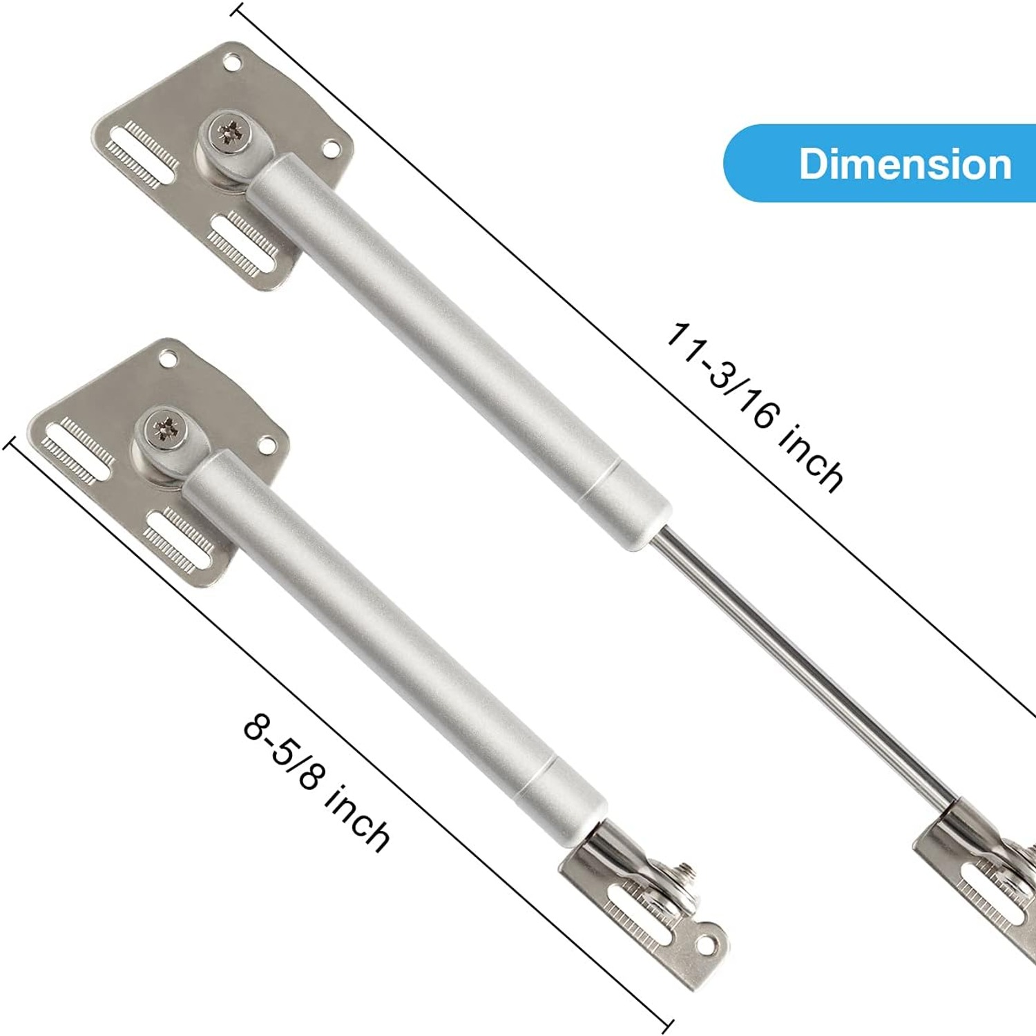 Douper Soft Down Gas Spring Hinge Pair: image 2