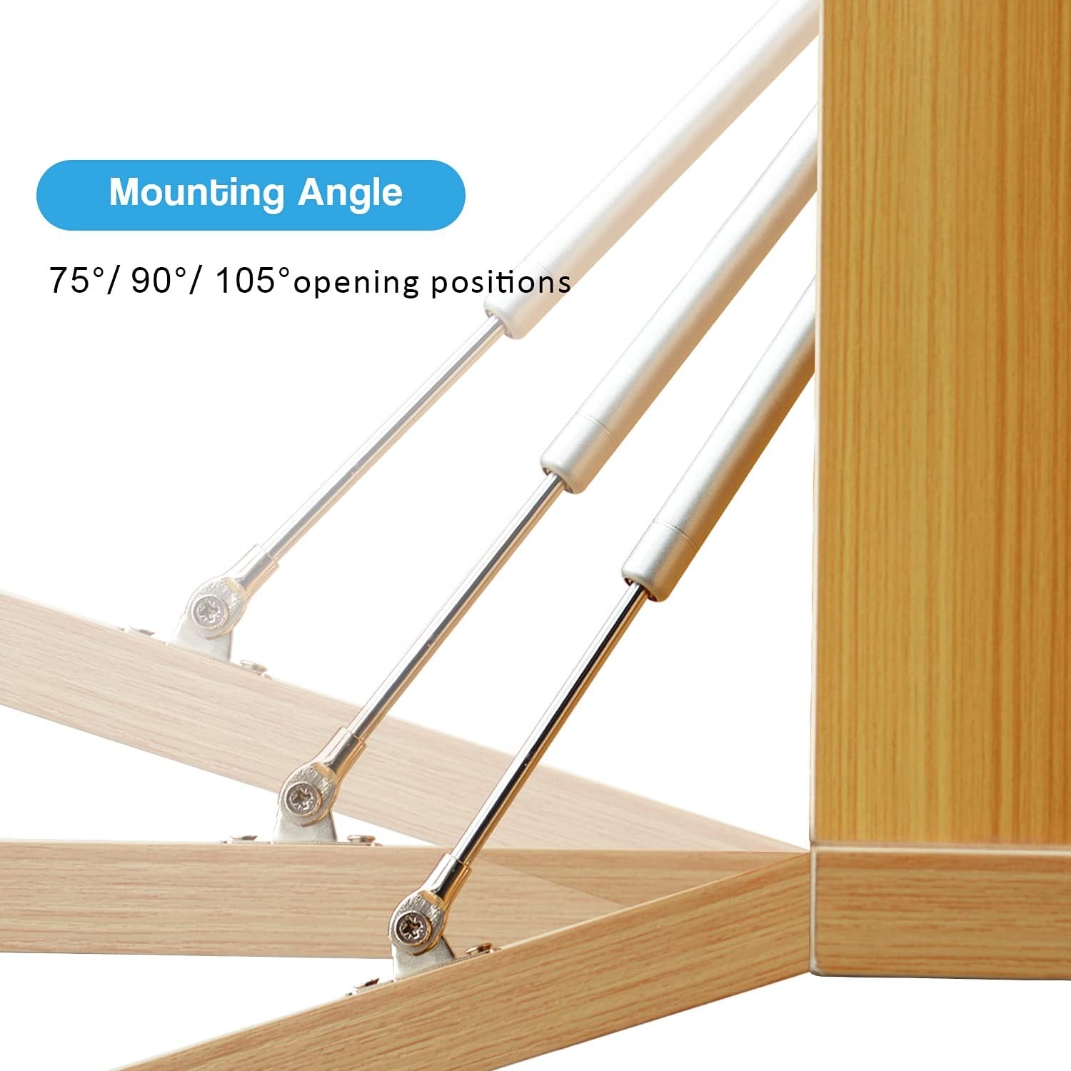 Douper Soft Down Gas Spring Hinge Pair: image 4