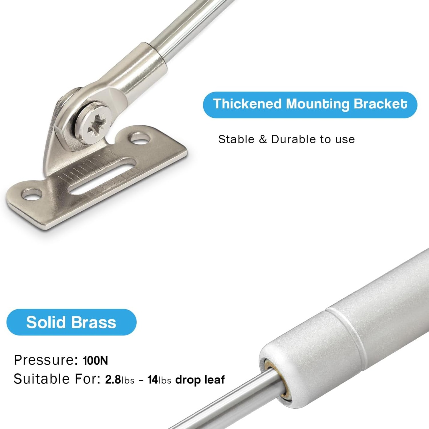 Douper Soft Down Gas Spring Hinge Pair: image 5