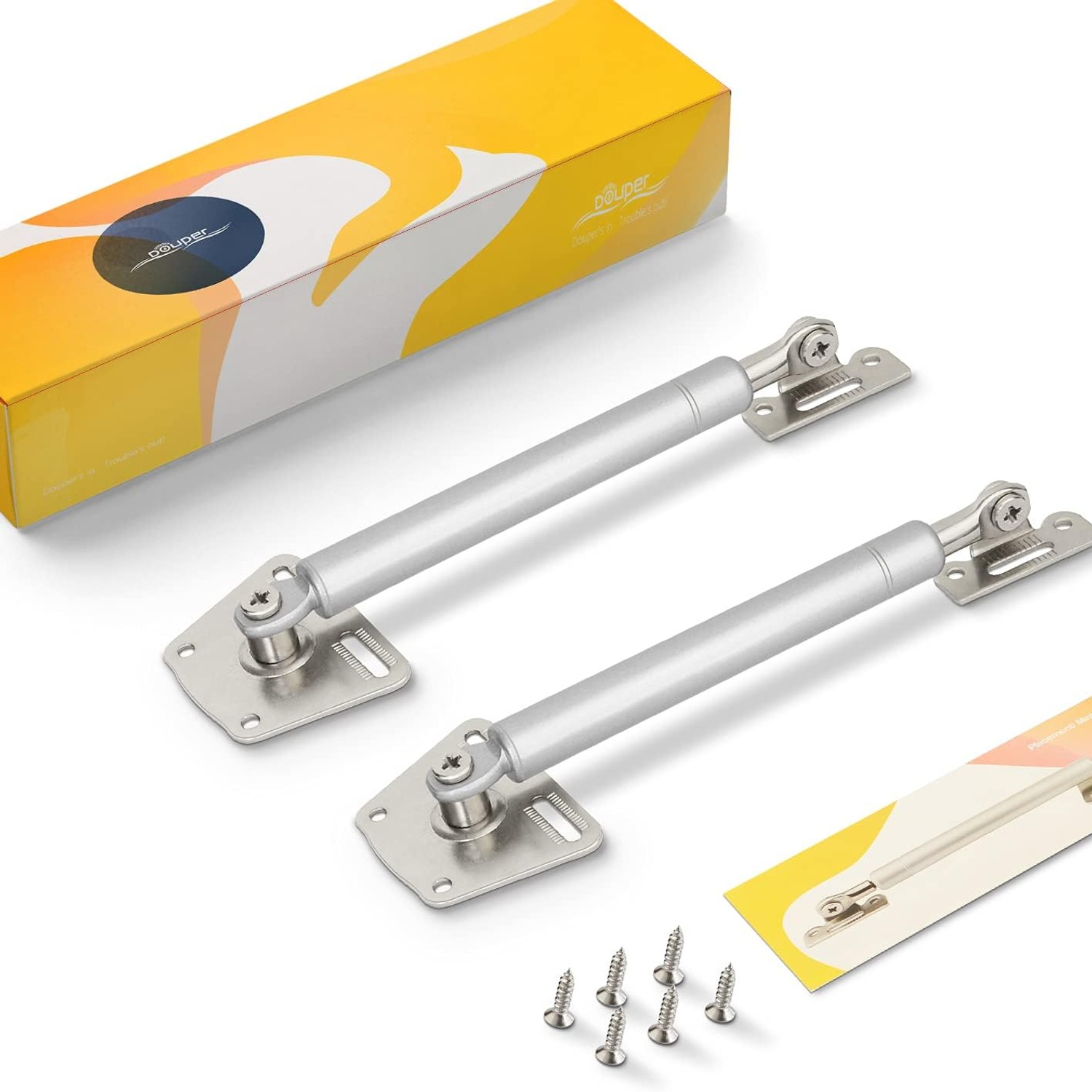 Douper Soft Down Gas Spring Hinge Pair: image 6